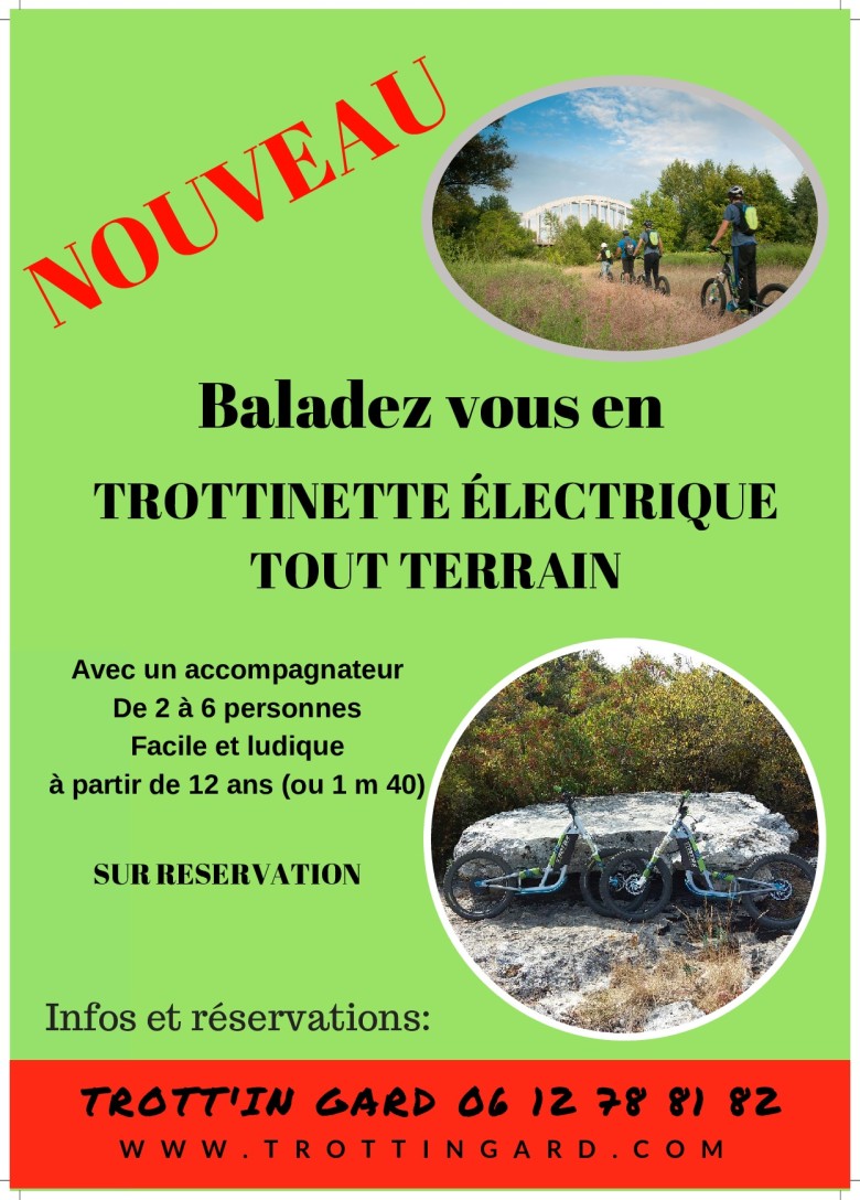 Affiche trottinette 2018